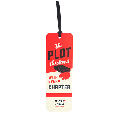Murder Mystery Club Paper Bookmark