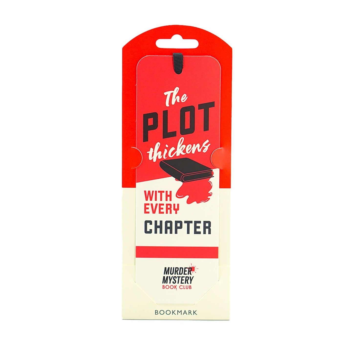 Murder Mystery Club Paper Bookmark
