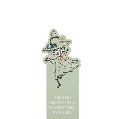Moomin Snufkin die-cut paper bookmark
