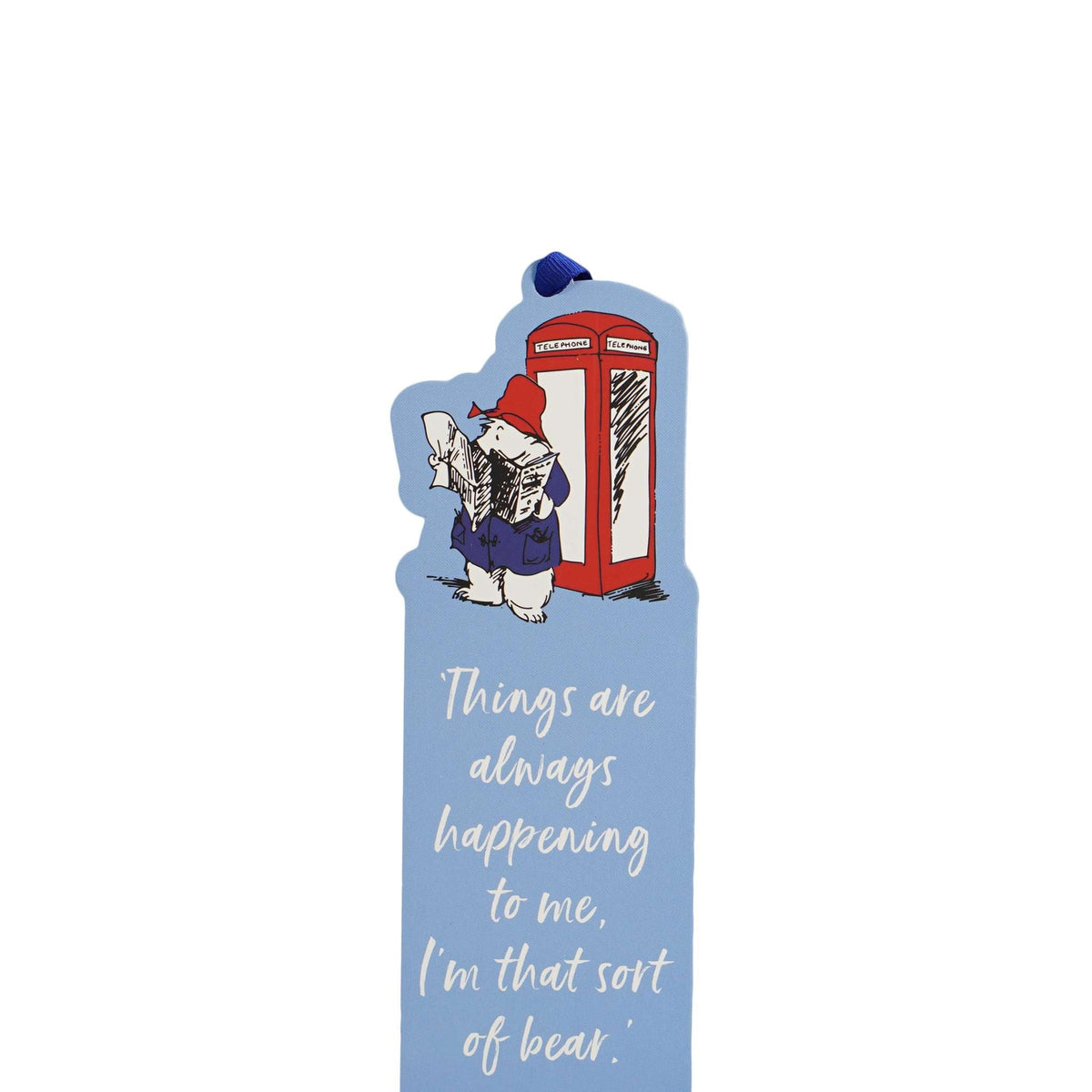 Paddington Phone Box Die-Cut Paper Bookmark