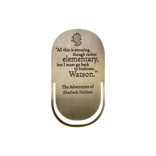 Pulteney Press Sherlock Holmes Metal Bookmark