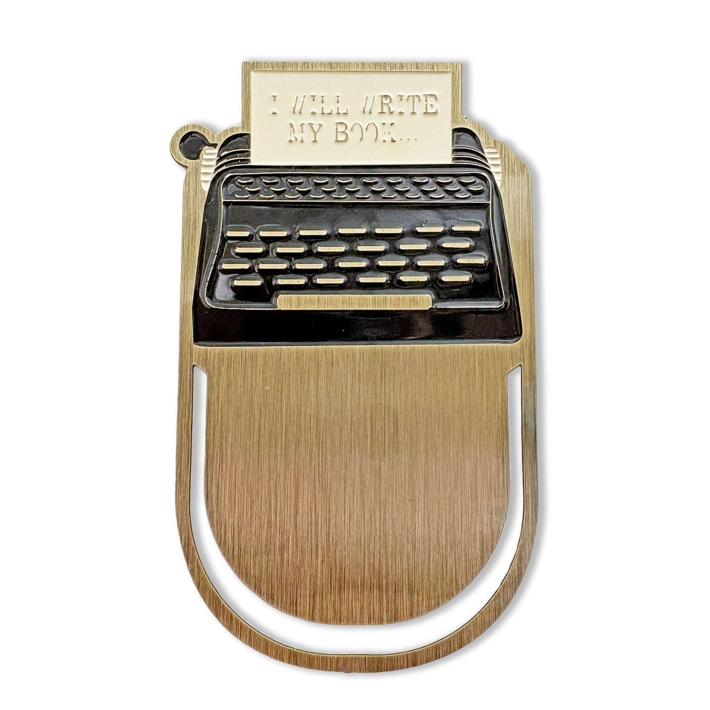 Pulteney Press I Will Write Metal Bookmark