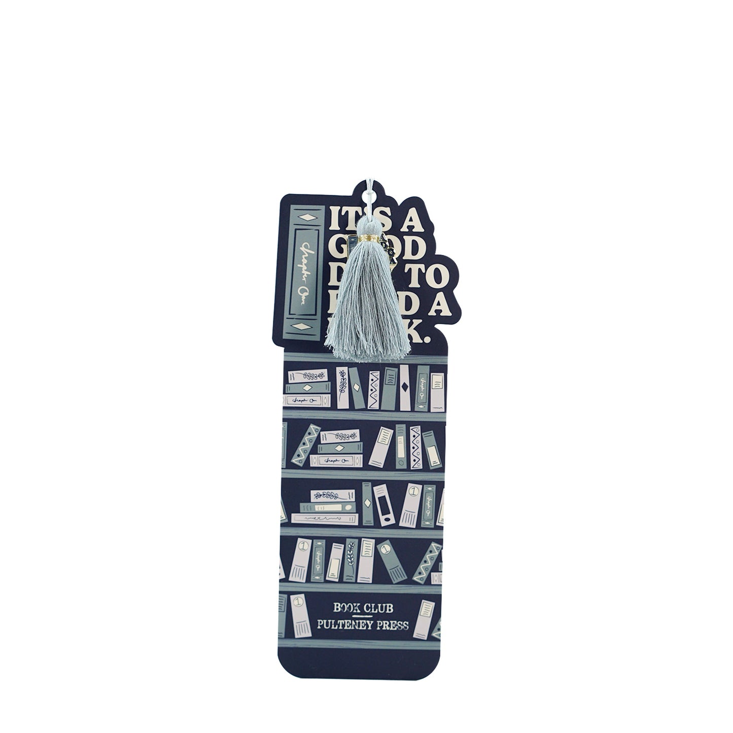 Bookmark with charm and tassel Good Day