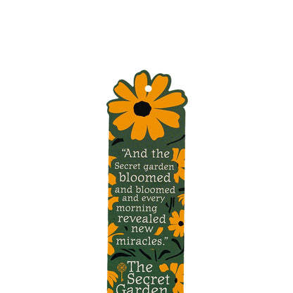 The Secret Garden Bookmark with charm and tassel