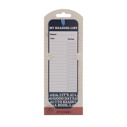 Reading List Paper Bookmark - It's A Good Day To Read A Book