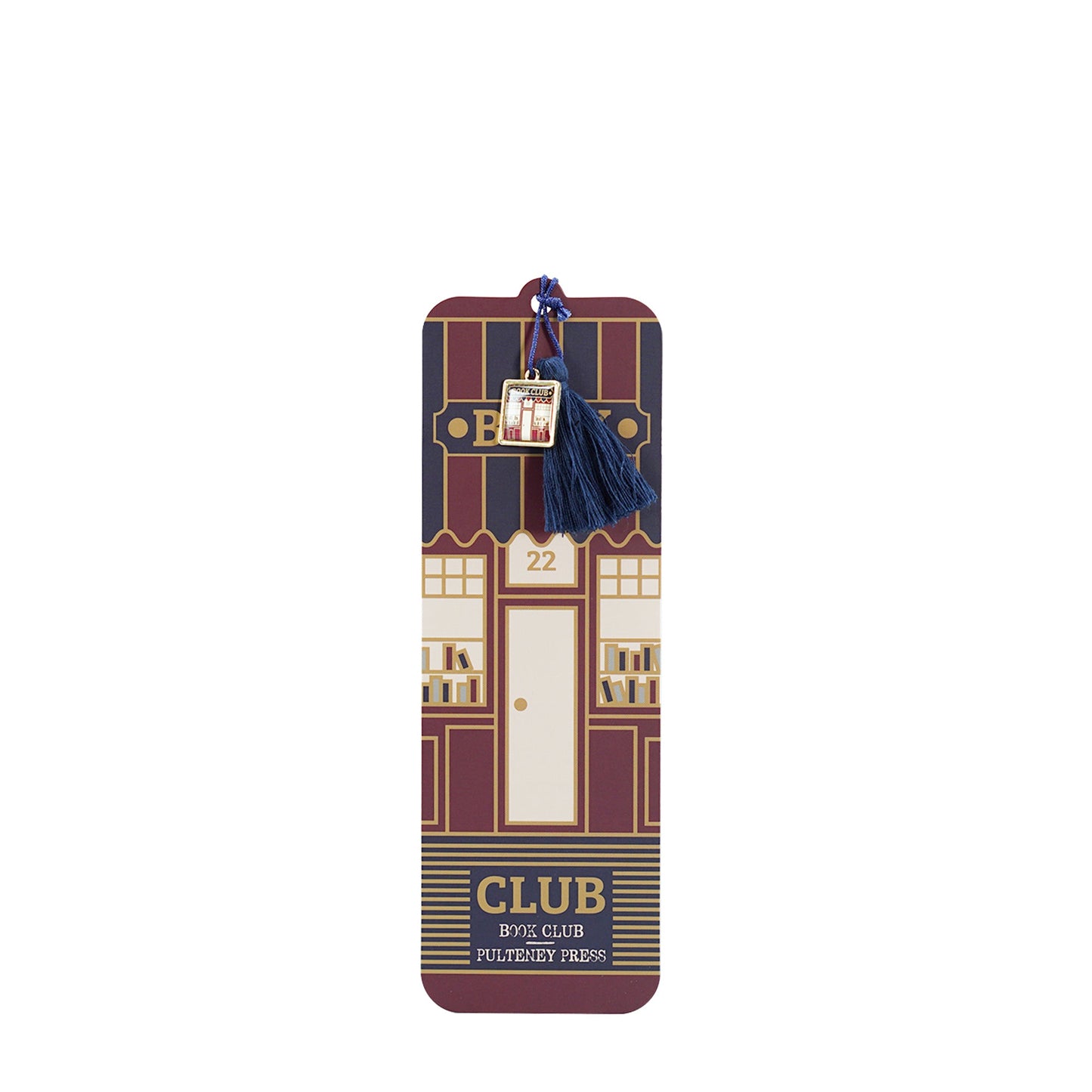Book Club Bookmark with Charm and Tassel