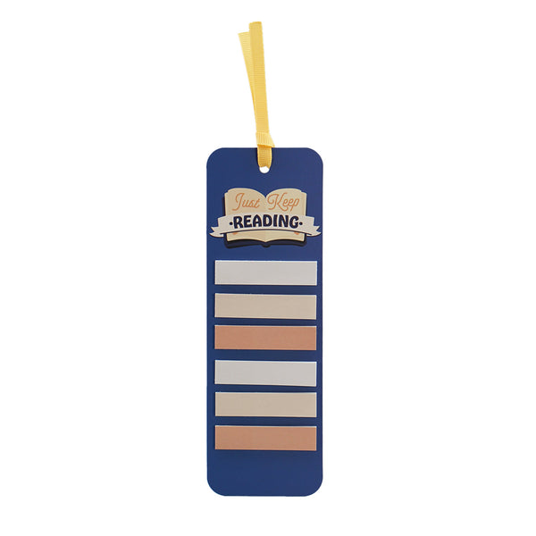 Just Keep Reading Sticky Tab Bookmark