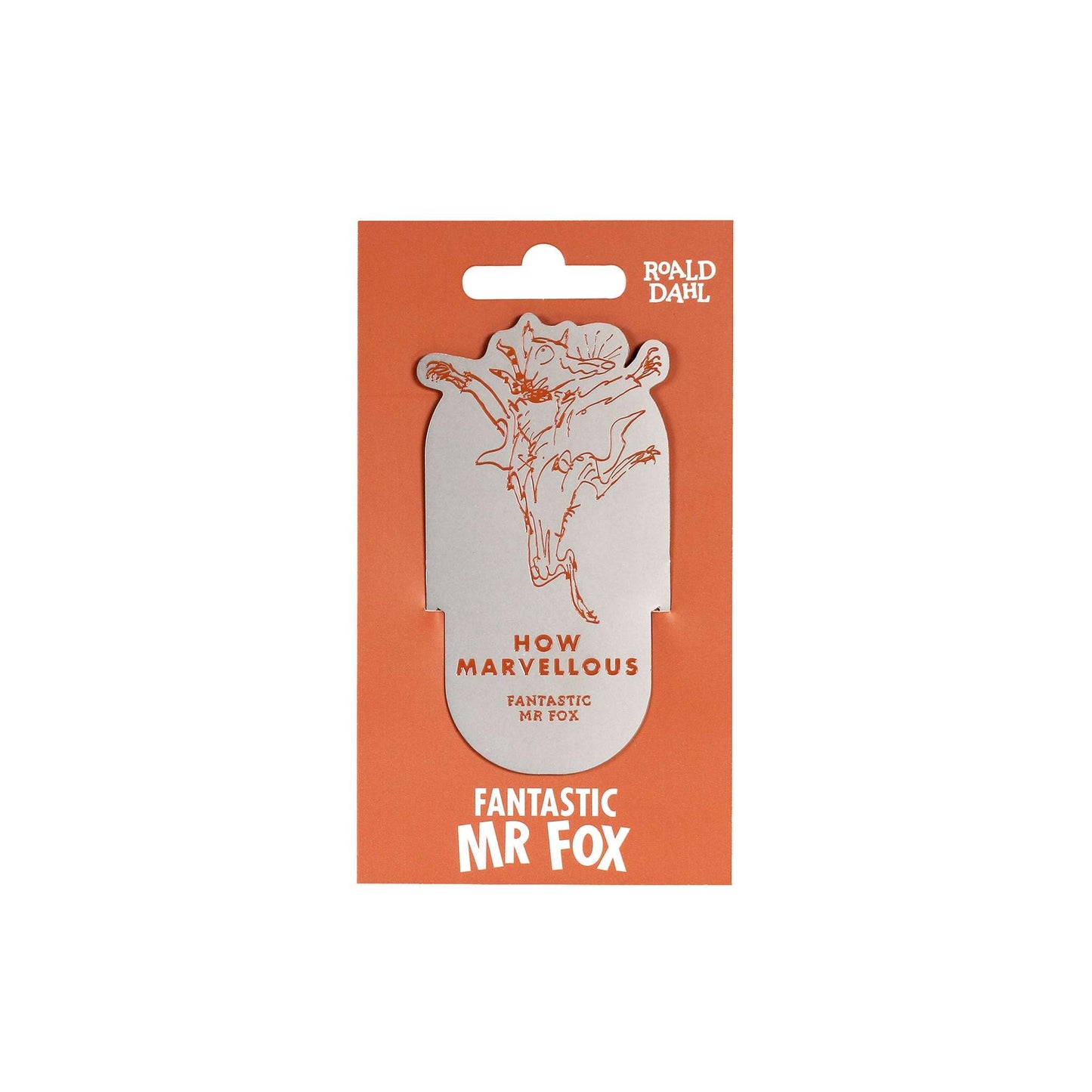 Roald Dahl Fantastic Mr Fox metal bookmark