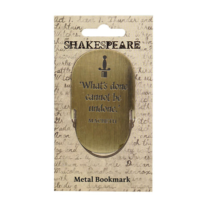 Marque-page en métal Shakespeare - Macbeth