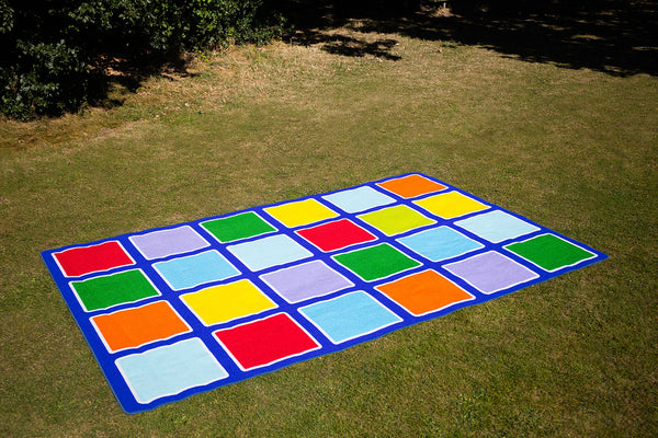 Rainbow™ Rectangle Outdoor Placement Mat 3x2m