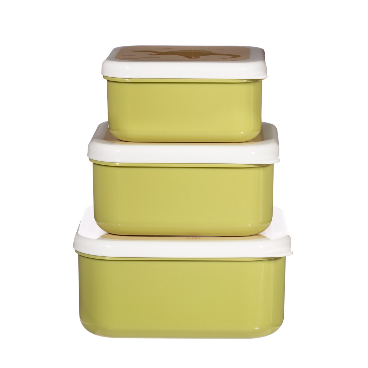 Dinosaur Desert Lunch Boxes - Set of 3