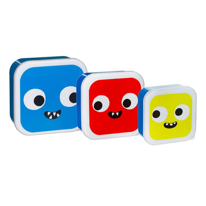 Monster Snack Boxes - Set of 3