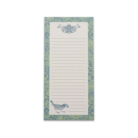 Notebook Strawberry Thief Sage