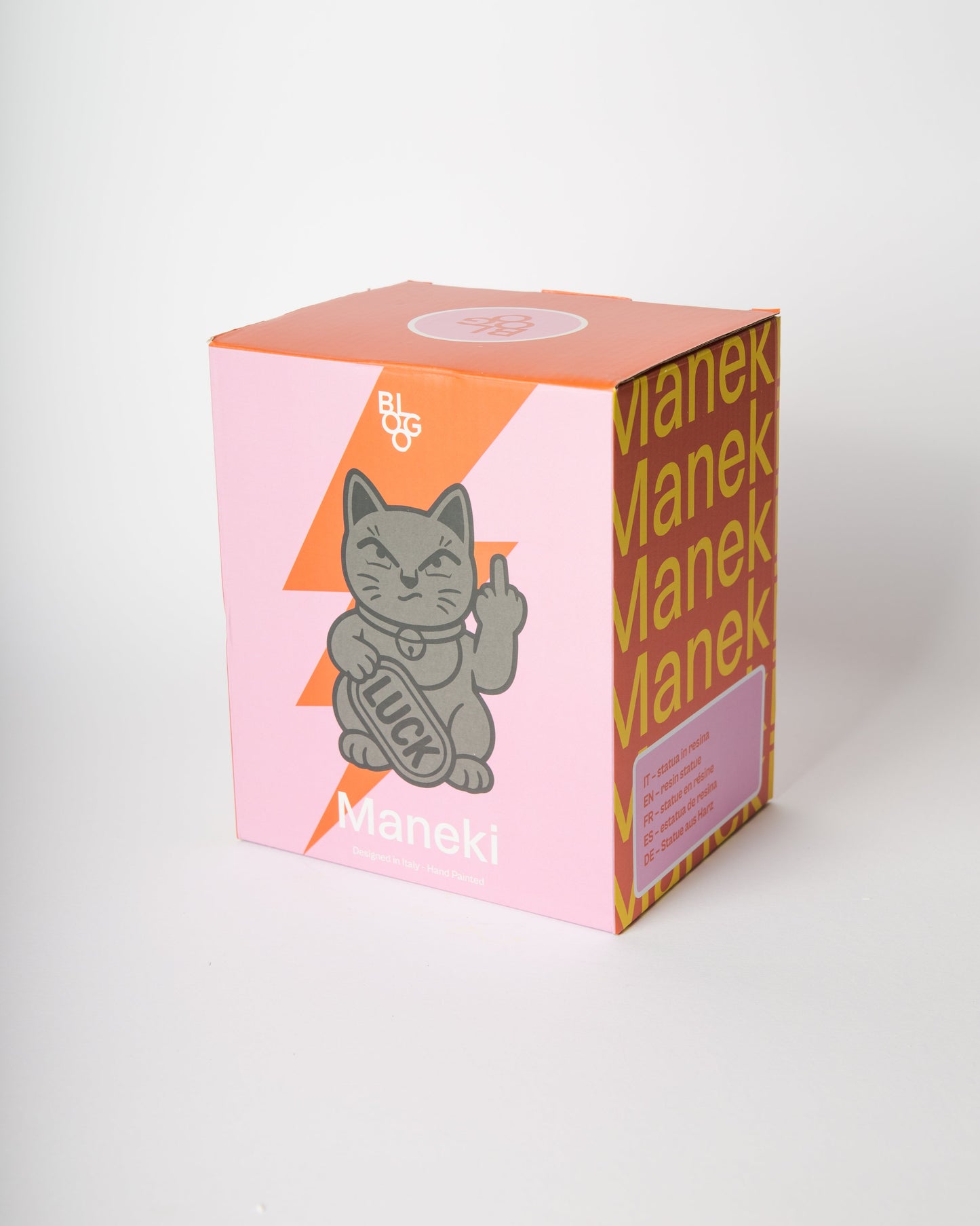 Chat Chanceux « Fuck » Jaune