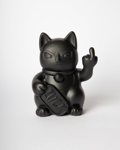 Chat Chanceux « Fuck » Noir