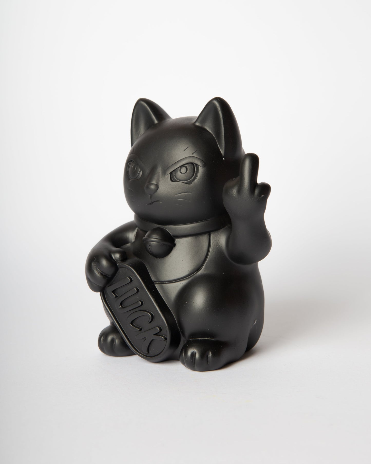 Chat Chanceux « Fuck » Noir