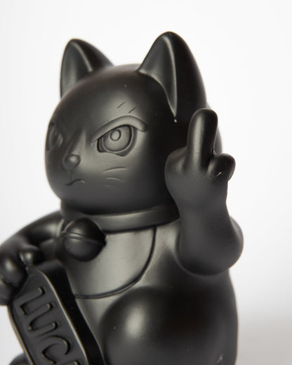 Chat Chanceux « Fuck » Noir