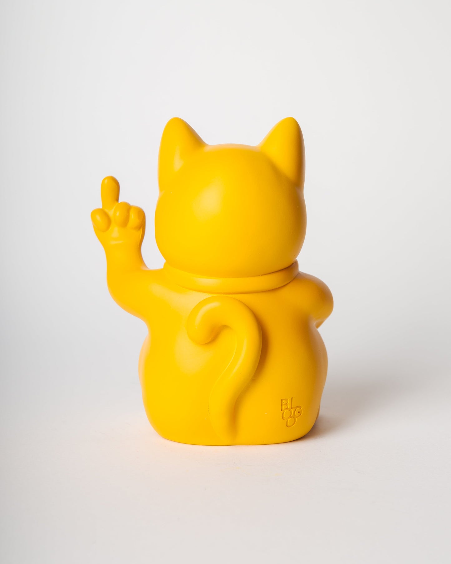 Chat Chanceux « Fuck » Jaune