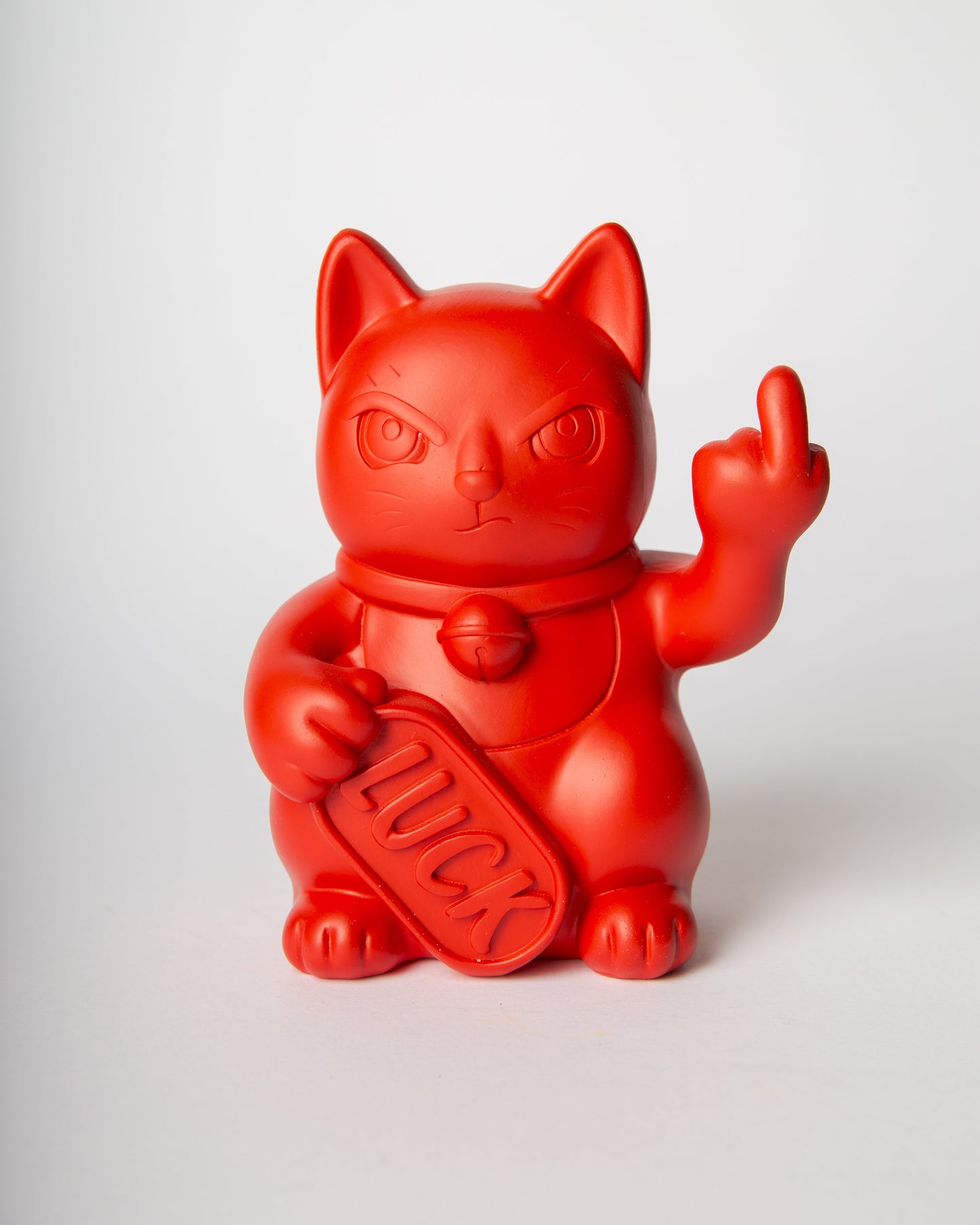 Chat Chanceux « Fuck » Rouge