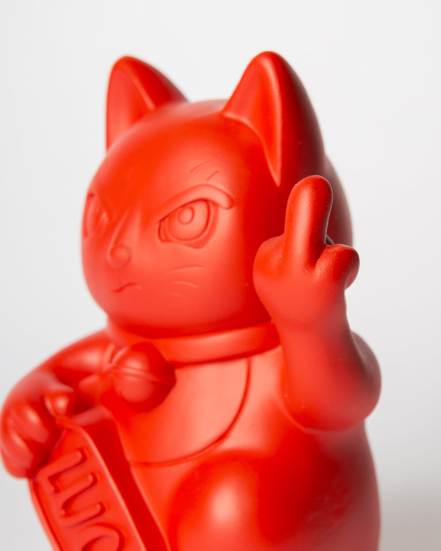 Chat Chanceux « Fuck » Rouge