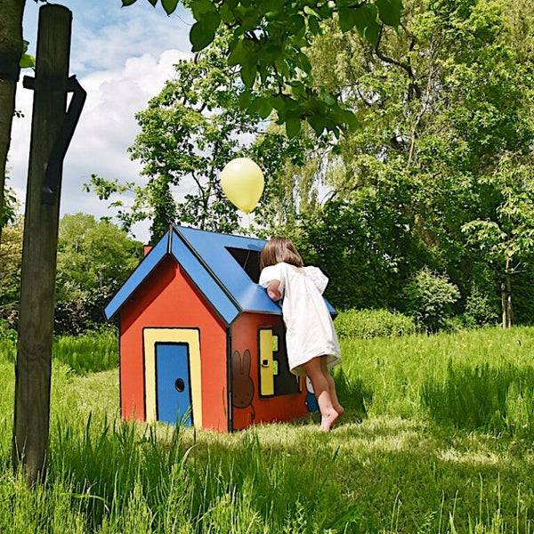 Miffy Rabbit Cardboard Playhouse