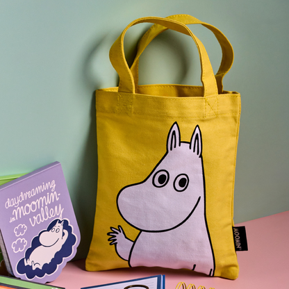 Small Moomin Daydreaming recycled cotton tote bag