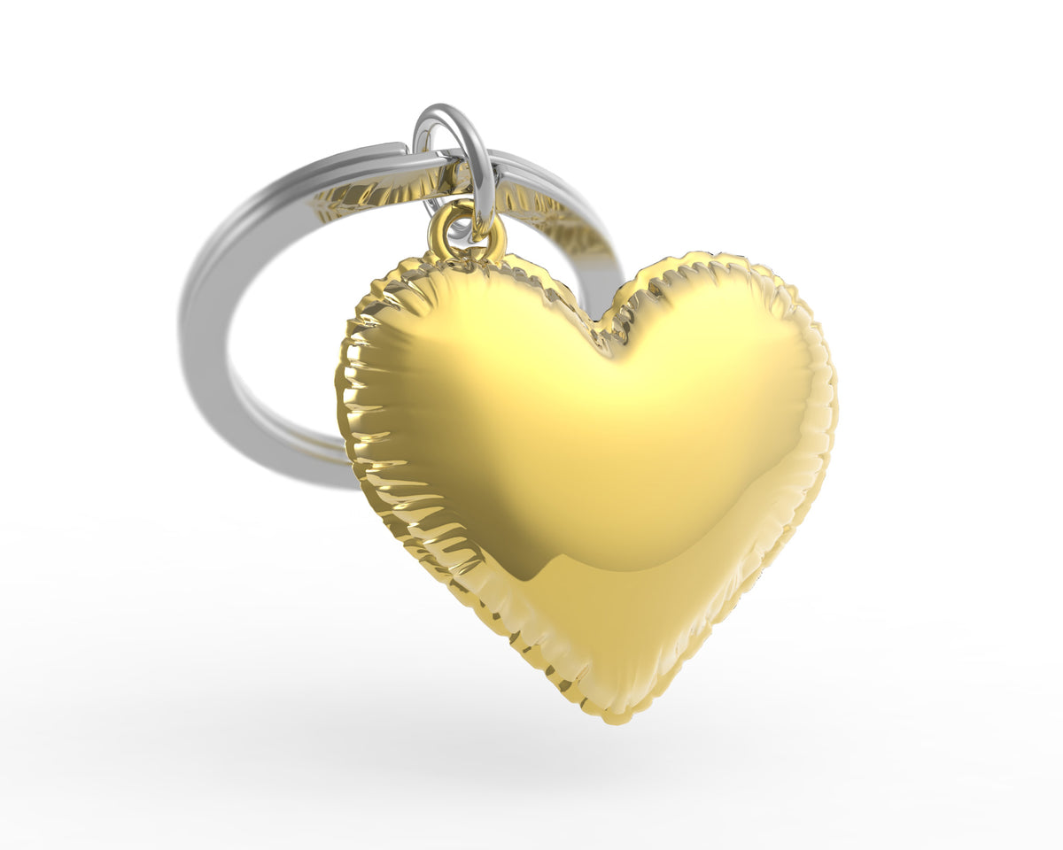 Heart Balloon Keychain