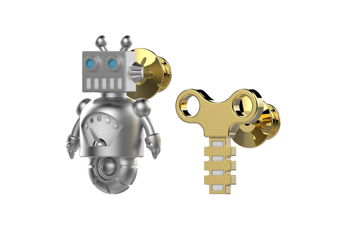 Robot Pins and Keys