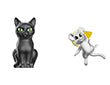 Pin's Chat et Souris Meta[l]morphose MTMP113BX