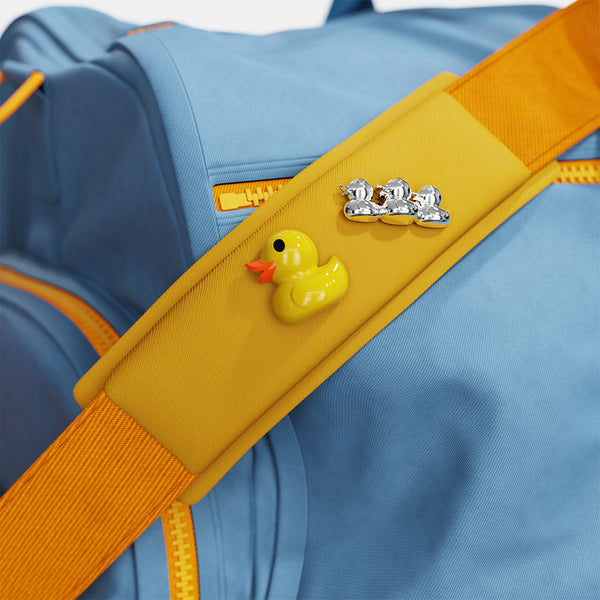 Pin's Maman Canard et Canetons Meta[l]morphose – vue principale