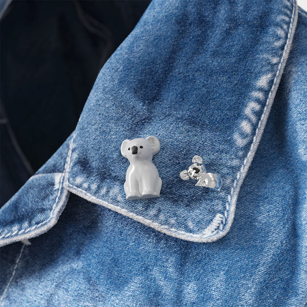 Pin's Koala et Bébé Meta[l]morphose – vue principale