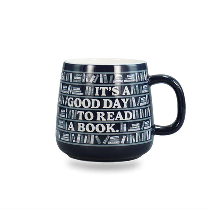 Oval Mug It's A Good Day To Read A Book – 370 ml