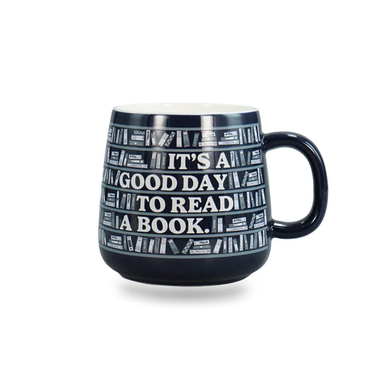 Oval Mug It's A Good Day To Read A Book – 370 ml