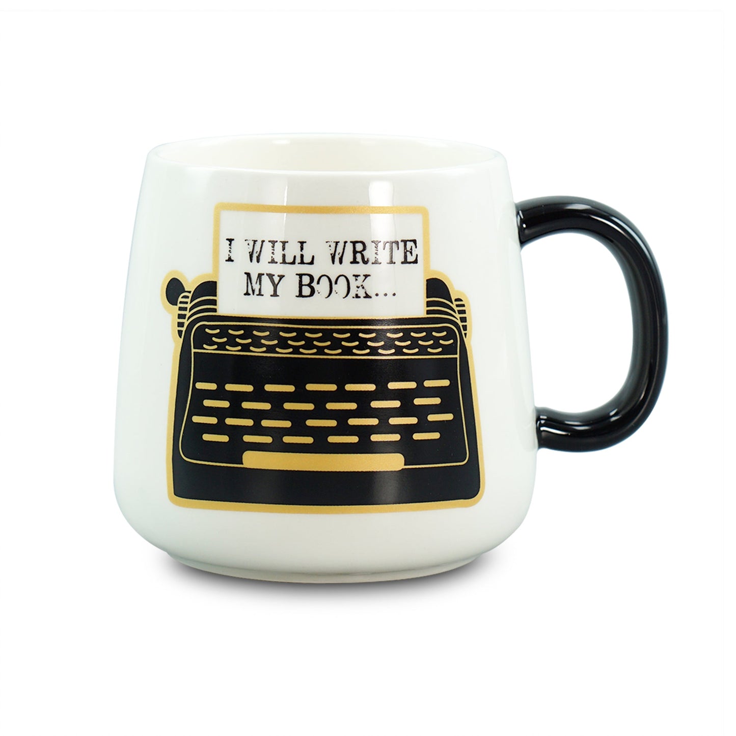 "I Will Write My Book" Oval Mug – 370 ml