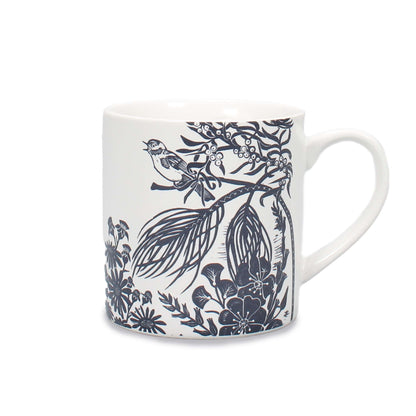 Kate Heiss Woodland Navy Mug – 310 ml