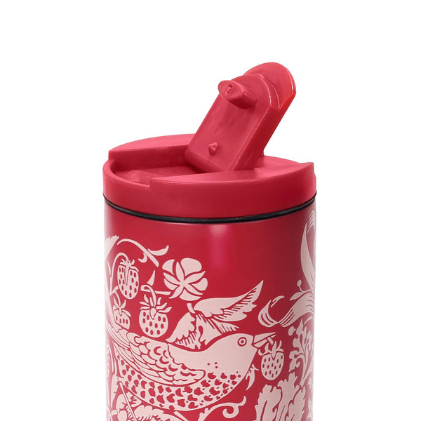 ACS William Morris Raspberry Metal Travel Mug – 350 ml