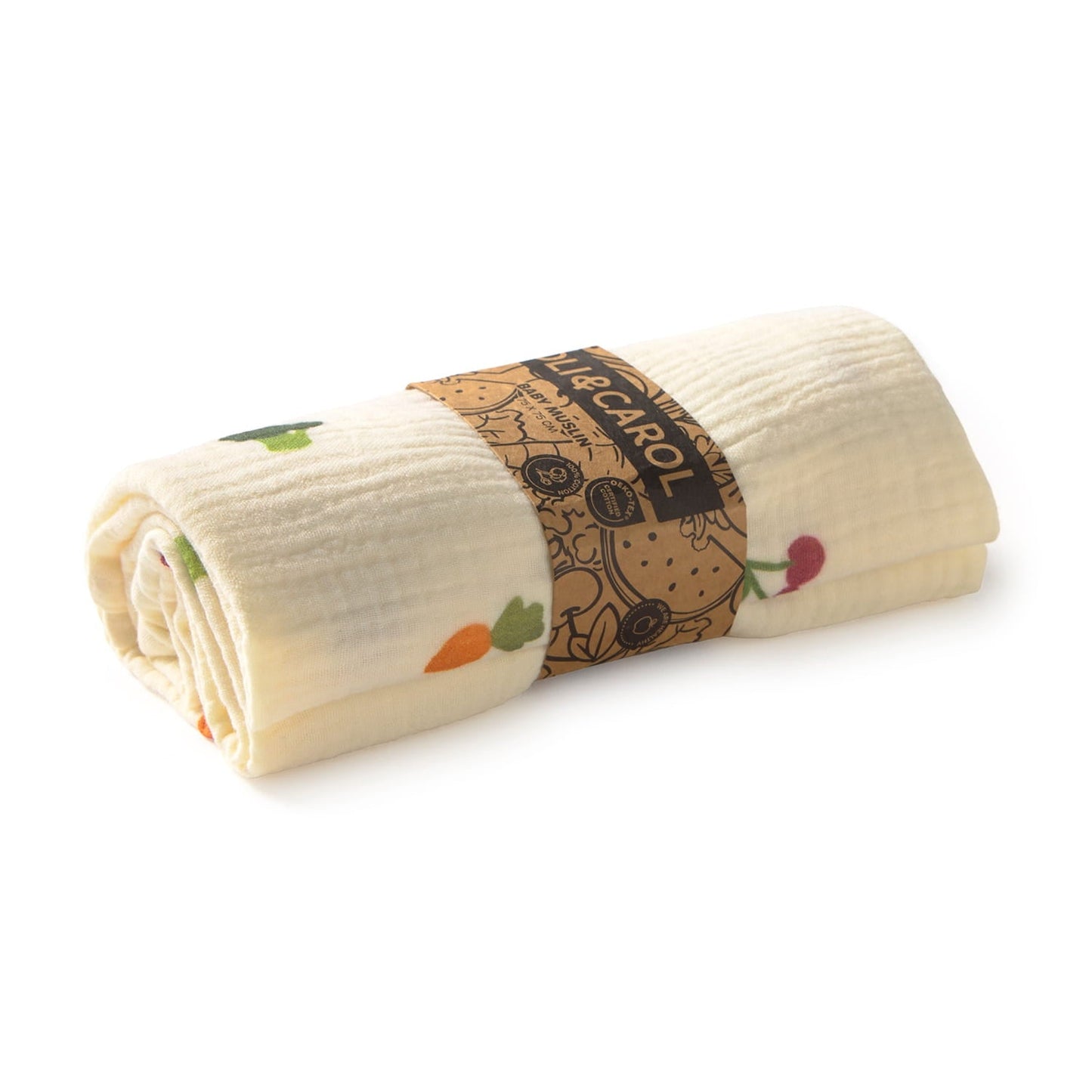 Fruits & Veggies Baby Muslin