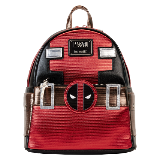 Deadpool Cosplay Mini Backpack - Metallic 