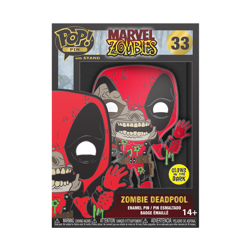 pop pin zombie deadpool glow 33