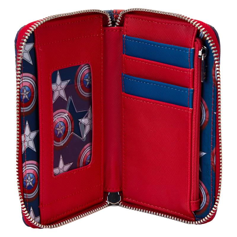 captain america brave new world cosplay zip around wallet