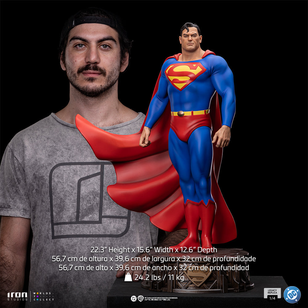 Superman Statue - DC Trinity - Legacy Replica 1/4 - Iron Studios