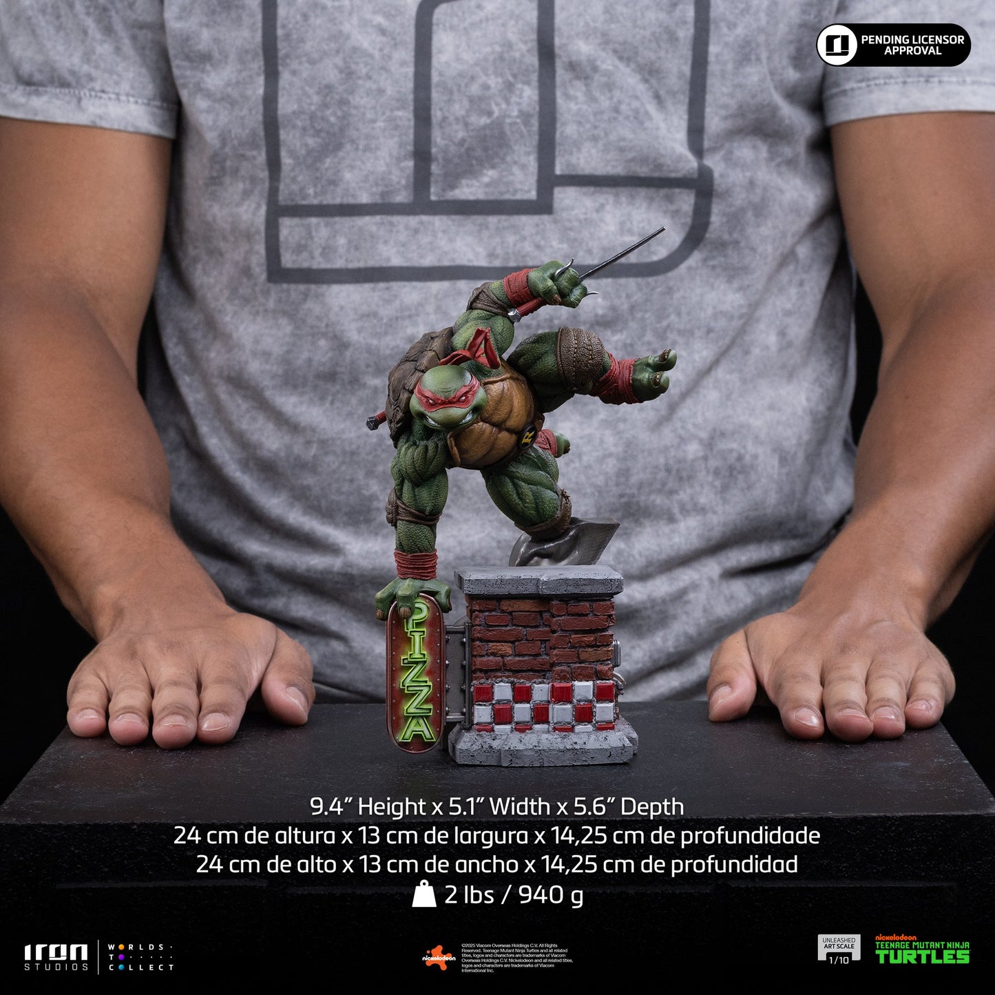 Pre-Order - Raphael Unleashed Statue - Teenage Mutant Ninja Turtles - Art Scale 1/10 - Iron Studios