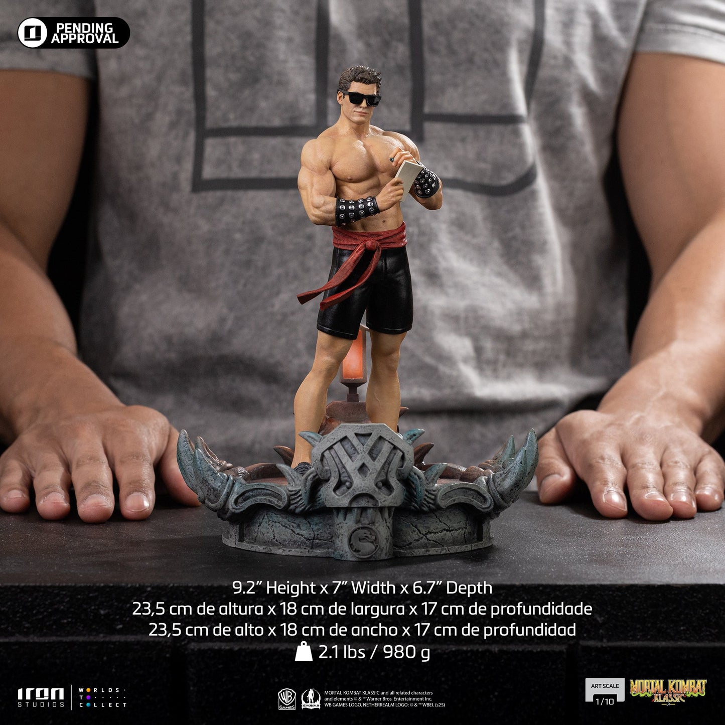 Pre-Order - Johnny Cage Statue - Mortal Kombat - Art Scale 1/10 - Iron Studios