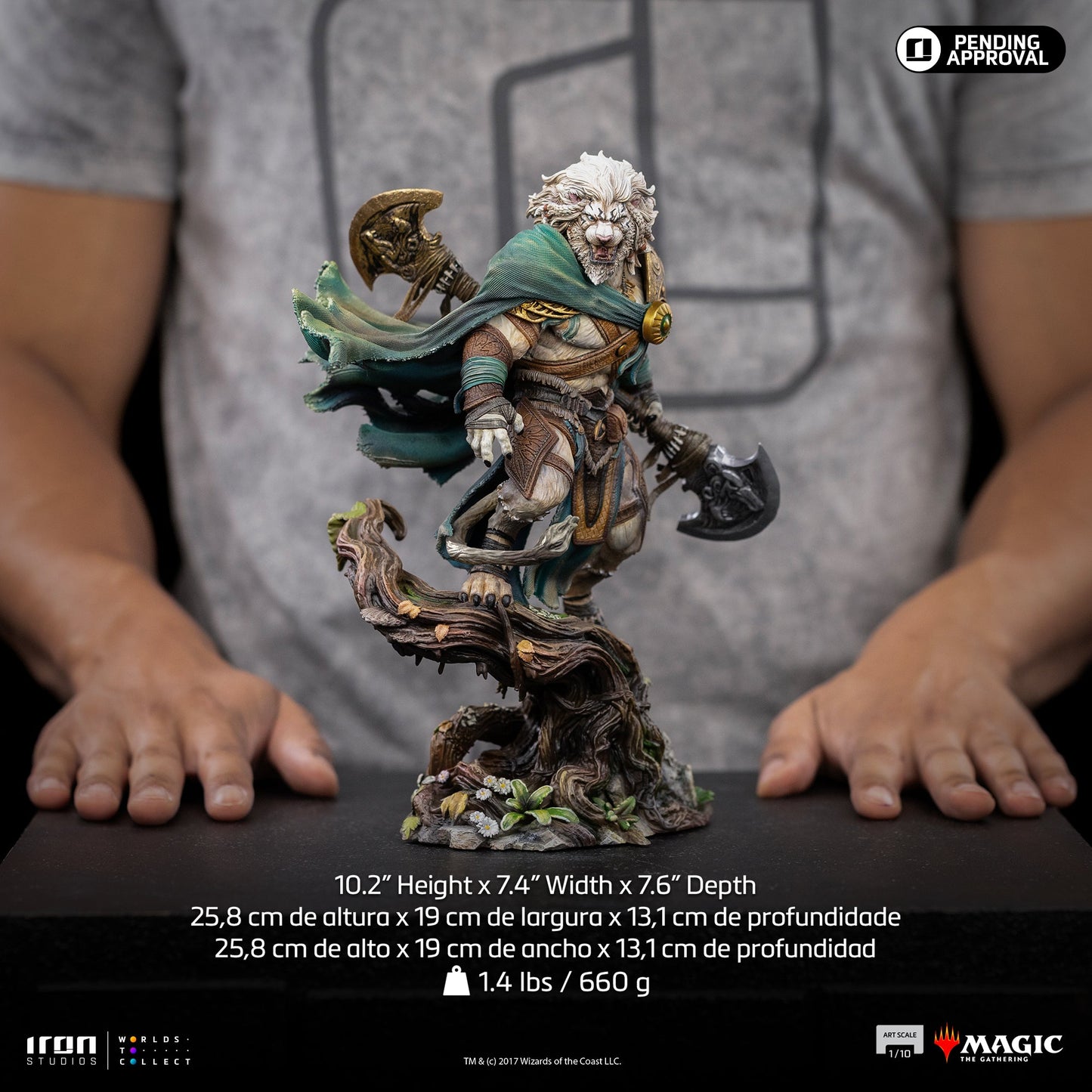 Statue Ajani Goldmane - Magic: The Gathering - Art Scale 1/10