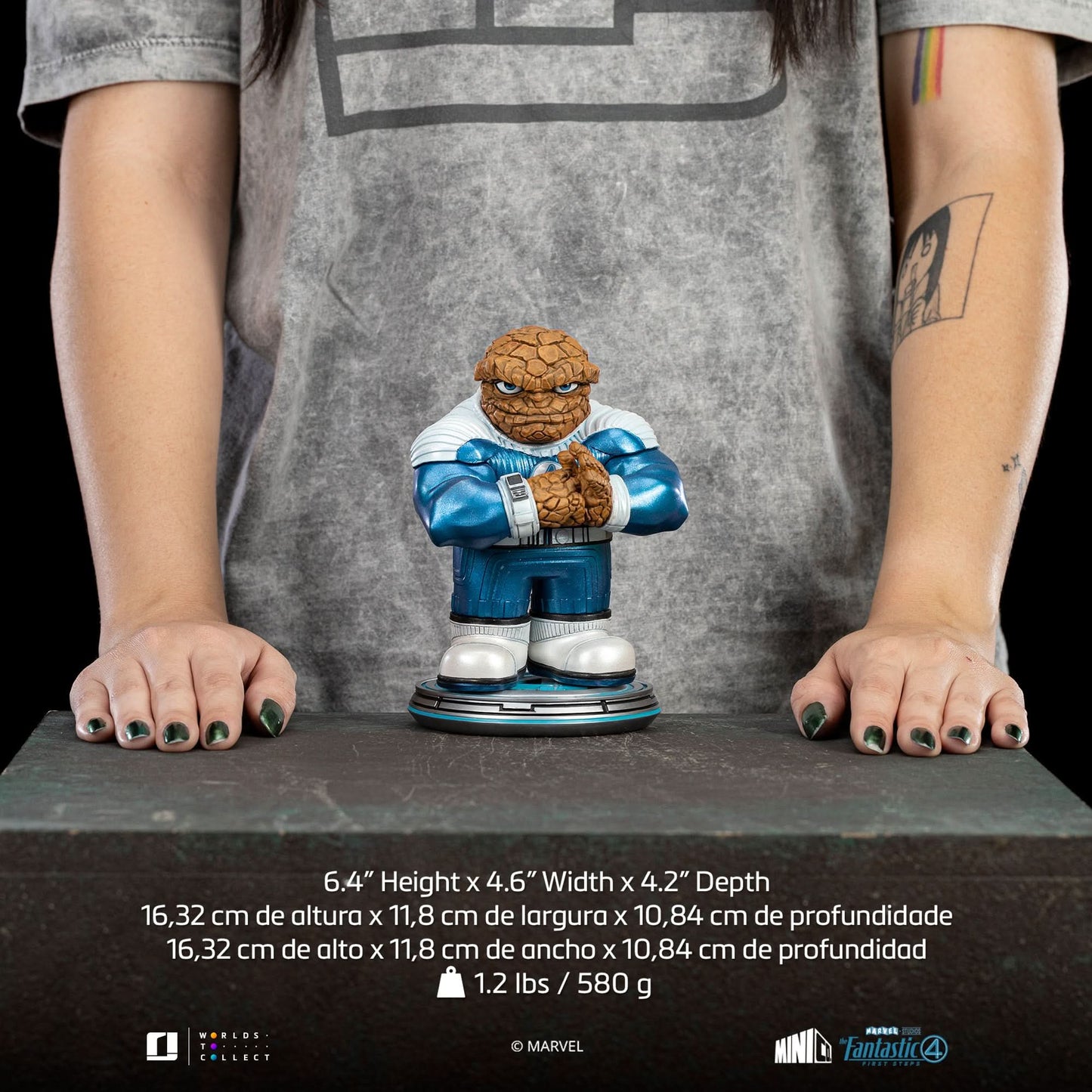 Fantastic Four Pack Statue (Metallic Version) - The Fantastic Four: First Steps - Minico - Iron Studios