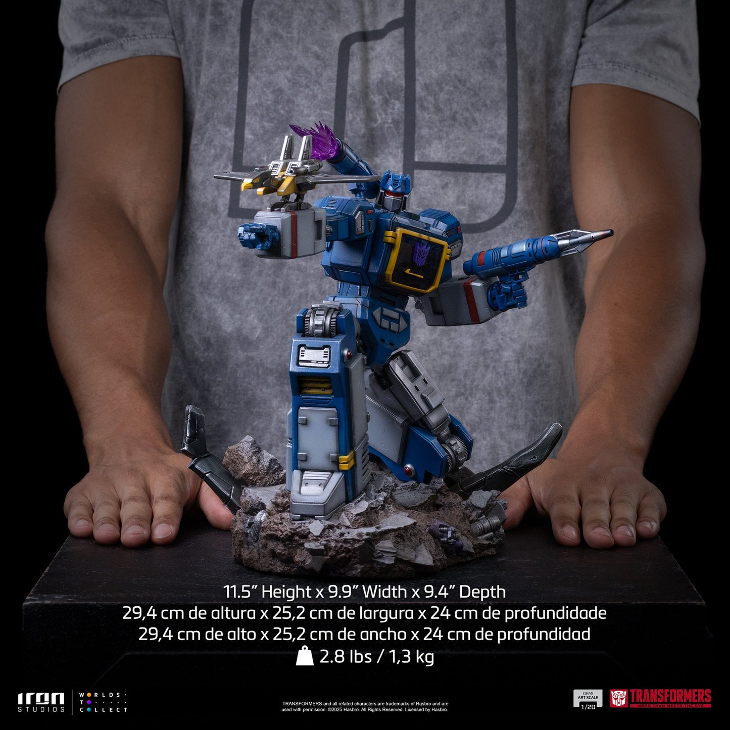 Pre-Order - Soundwave Statue - Transformers - Demi Art Scale 1/20 - Iron Studios