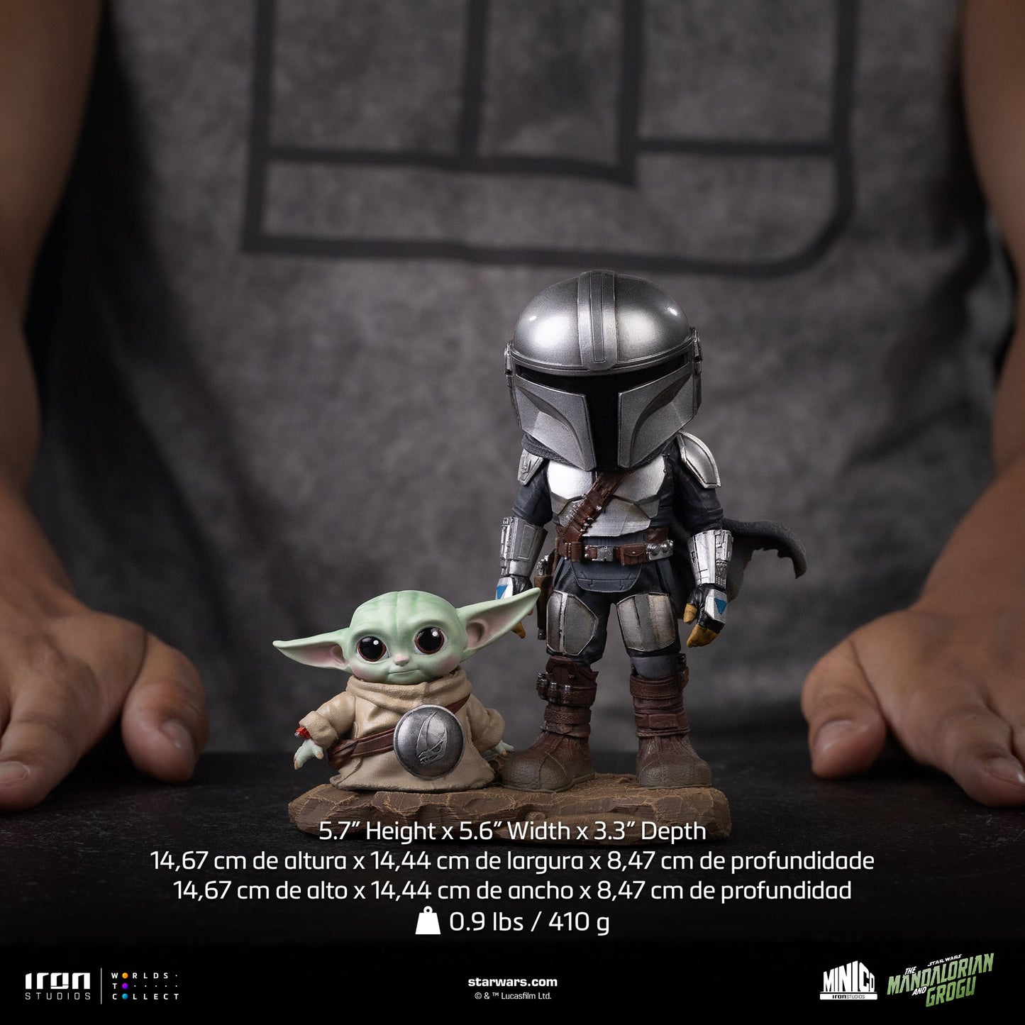 Pre-Order - Mandalorian and Grogu Statue - The Mandalorian - MiniCo - Iron Studios