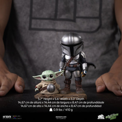 Pre-Order - Mandalorian and Grogu Statue - The Mandalorian - MiniCo - Iron Studios