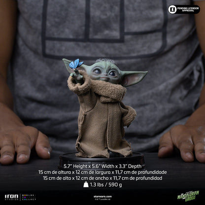 Pre-Order - Grogu Butterfly Wonder Statue - Mandalorian and Grogu Movie - Grogu Collection - Iron Studios