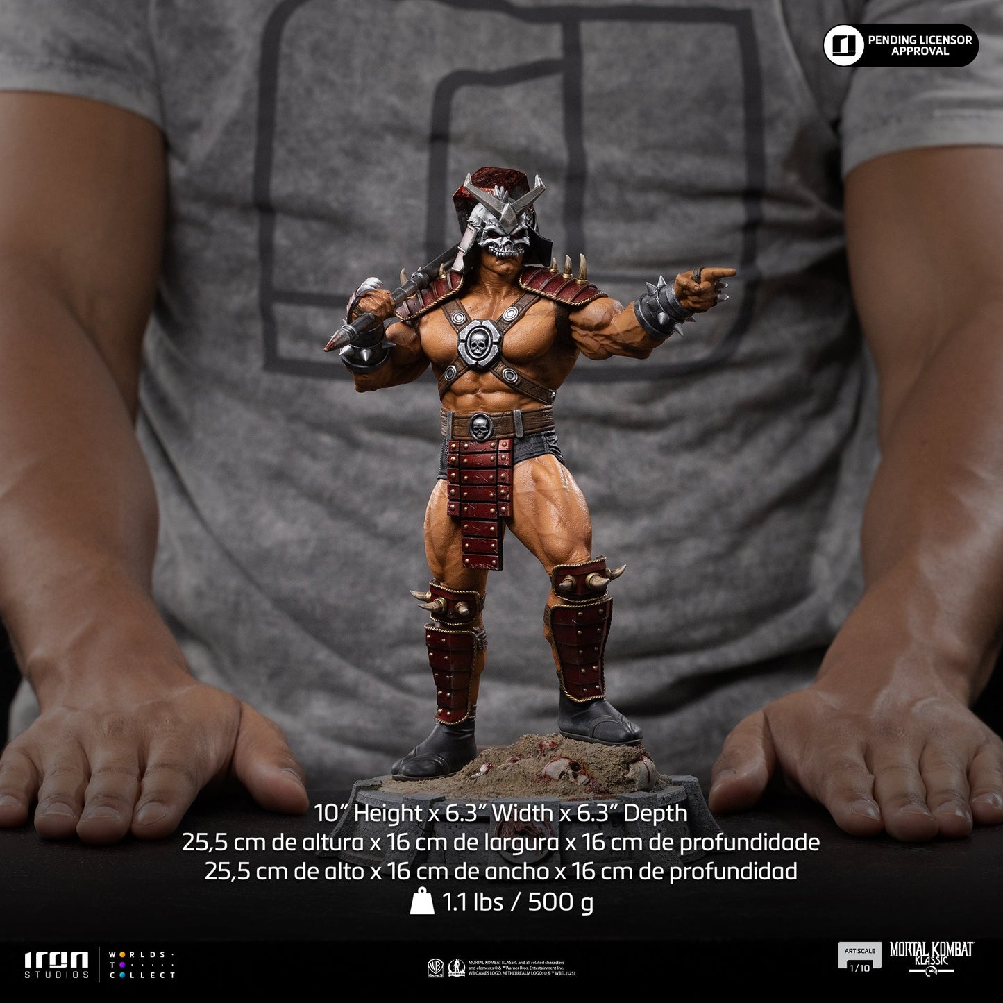 Pre-Order - Shao Kahn Statue - Mortal Kombat - Art Scale 1/10 - Iron Studios